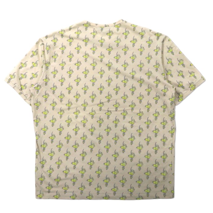 VERSUS 総柄Tシャツ 50 クリーム コットン イタリア製 | Vintage.City 古着屋、古着コーデ情報を発信