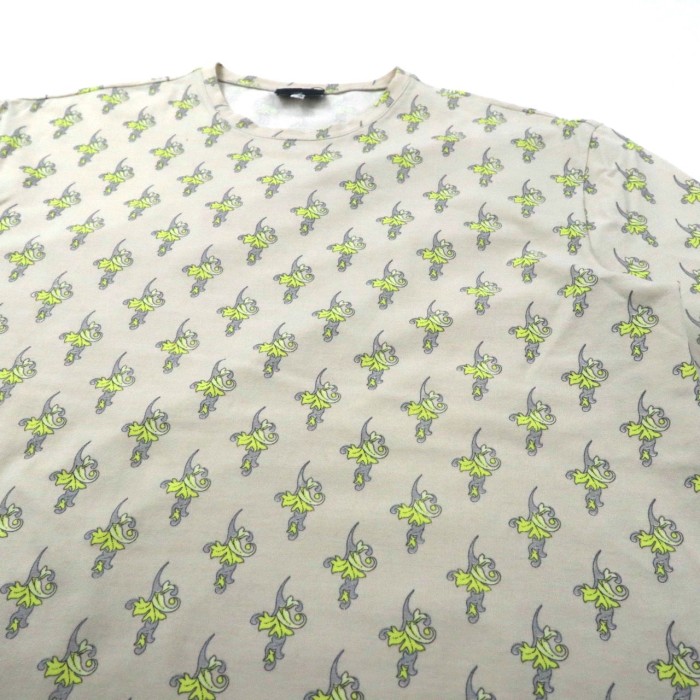 VERSUS 総柄Tシャツ 50 クリーム コットン イタリア製 | Vintage.City 빈티지숍, 빈티지 코디 정보