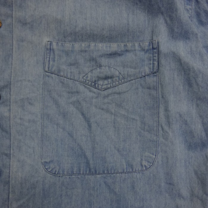 バルーン デニムシャツ XL ブルー 半袖 刺繍 アステリックス オベリックス 7753 | Vintage.City 古着屋、古着コーデ情報を発信