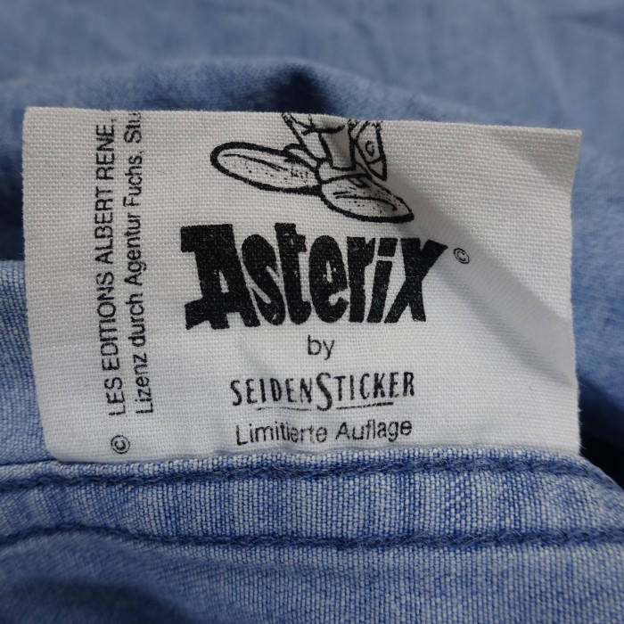 バルーン デニムシャツ XL ブルー 半袖 刺繍 アステリックス オベリックス 7753 | Vintage.City 古着屋、古着コーデ情報を発信