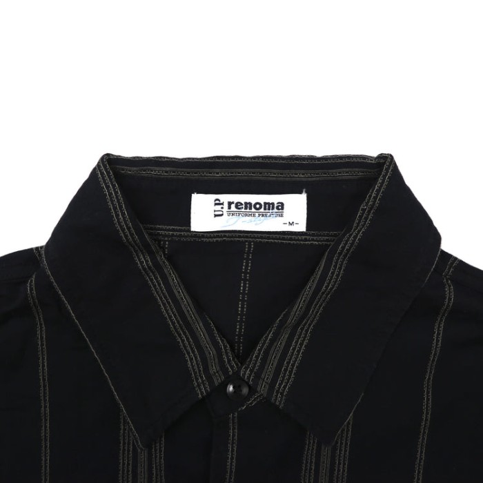 U.P renoma 半袖シャツ M ブラック コットン | Vintage.City 古着屋、古着コーデ情報を発信