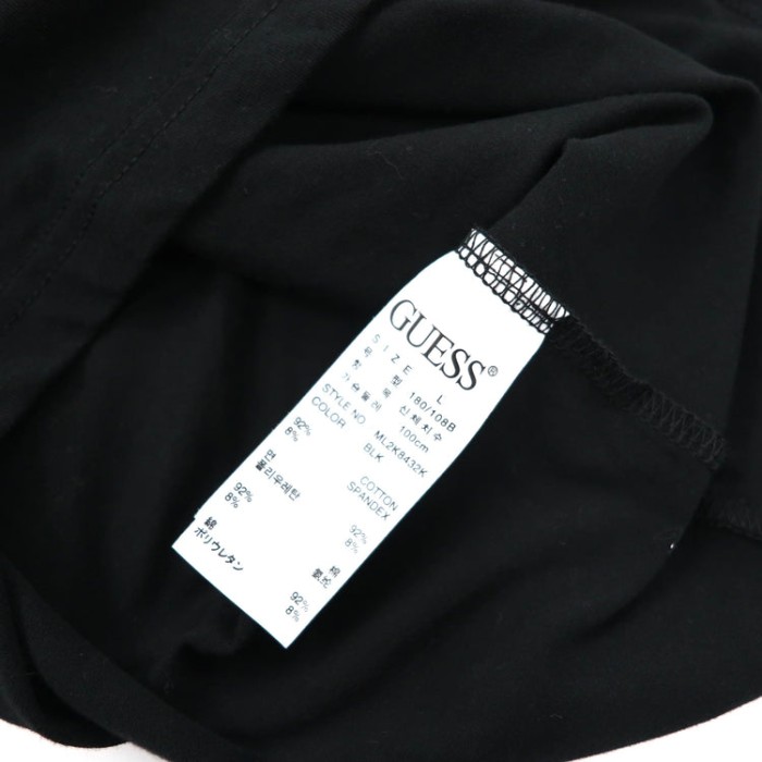 GUESS ロゴプリントTシャツ L ブラック コットン | Vintage.City 古着屋、古着コーデ情報を発信