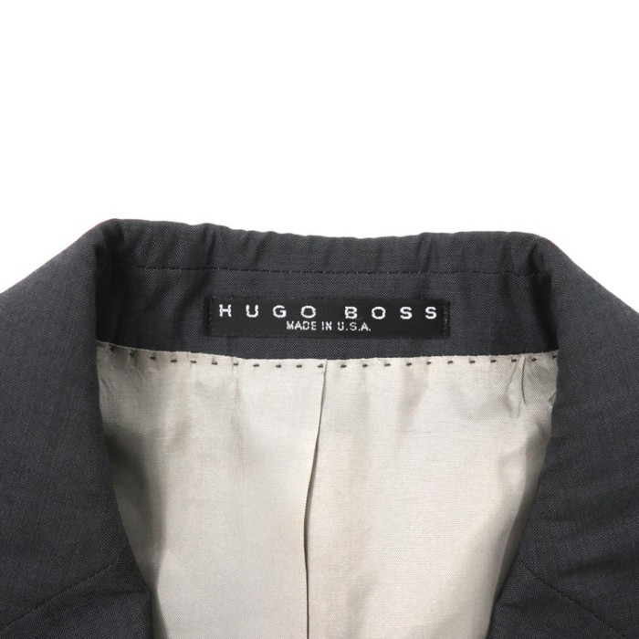HUGO BOSS 3Bテーラードジャケット 38 グレー ウール USA製 | Vintage.City 빈티지숍, 빈티지 코디 정보