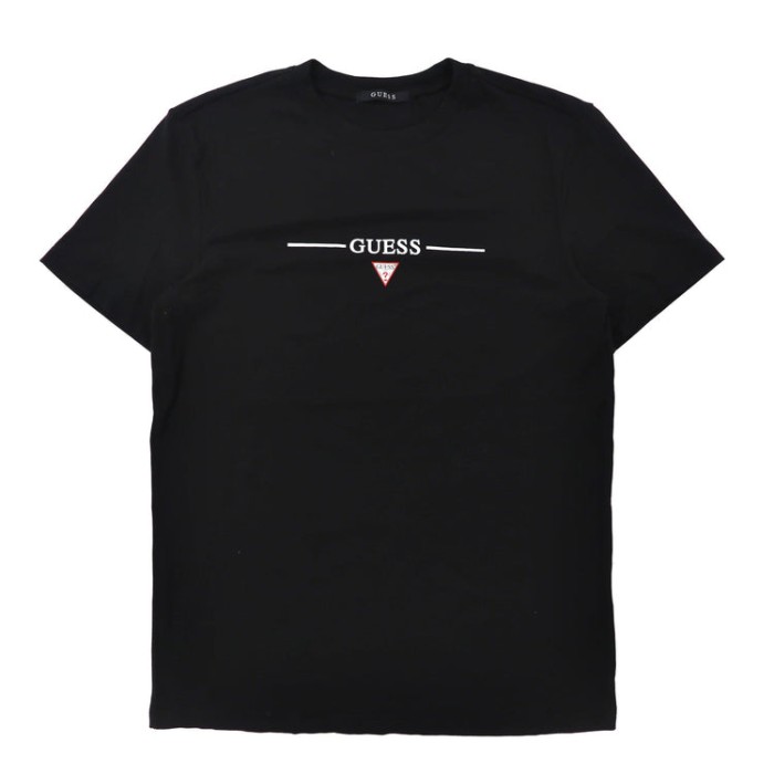 GUESS ロゴプリントTシャツ L ブラック コットン | Vintage.City 古着屋、古着コーデ情報を発信