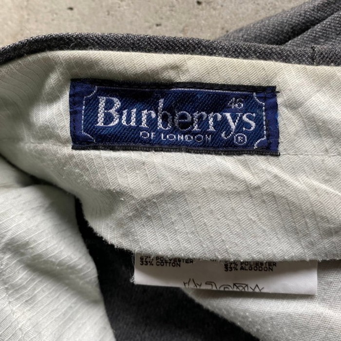 BURBERRY’S バーバリー  ヴィンテージ 2タック ワイド ウール スラックス メンズW35相当 | Vintage.City 빈티지숍, 빈티지 코디 정보