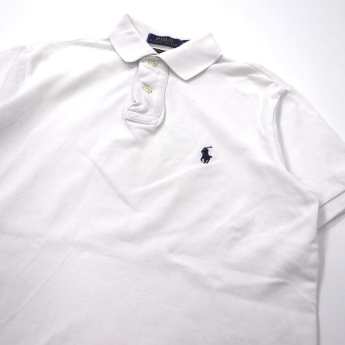 POLO RALPH LAUREN ポロシャツ XS ホワイト コットン | Vintage.City 古着屋、古着コーデ情報を発信