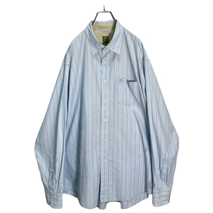 Timberland L/S cotton stripe shirt | Vintage.City 빈티지숍, 빈티지 코디 정보