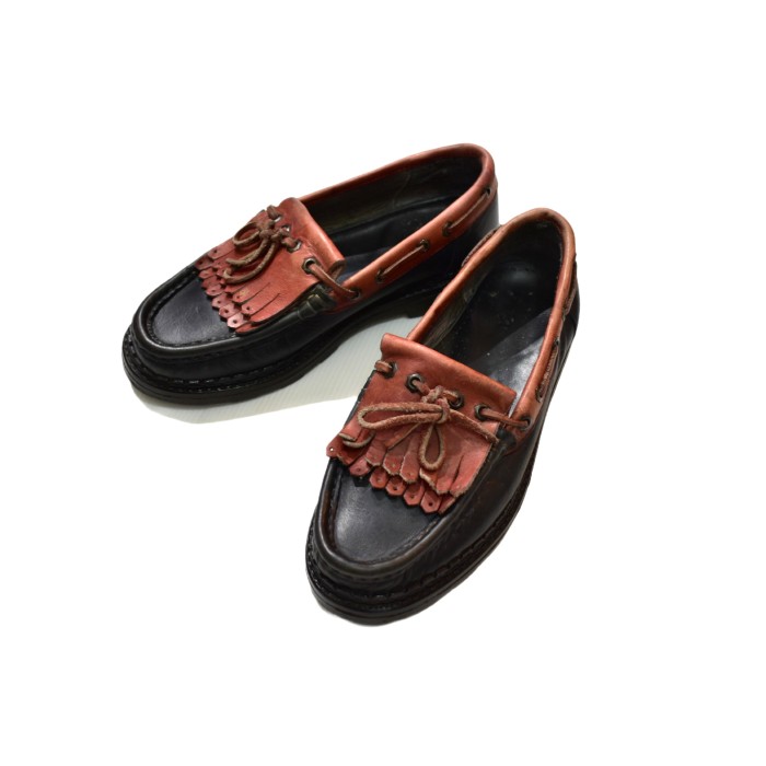 Switching Design Tassel Ｍoccasin Shoes | Vintage.City 古着屋、古着コーデ情報を発信
