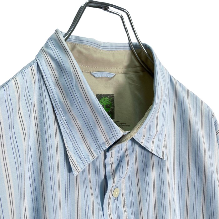 Timberland L/S cotton stripe shirt | Vintage.City 古着屋、古着コーデ情報を発信