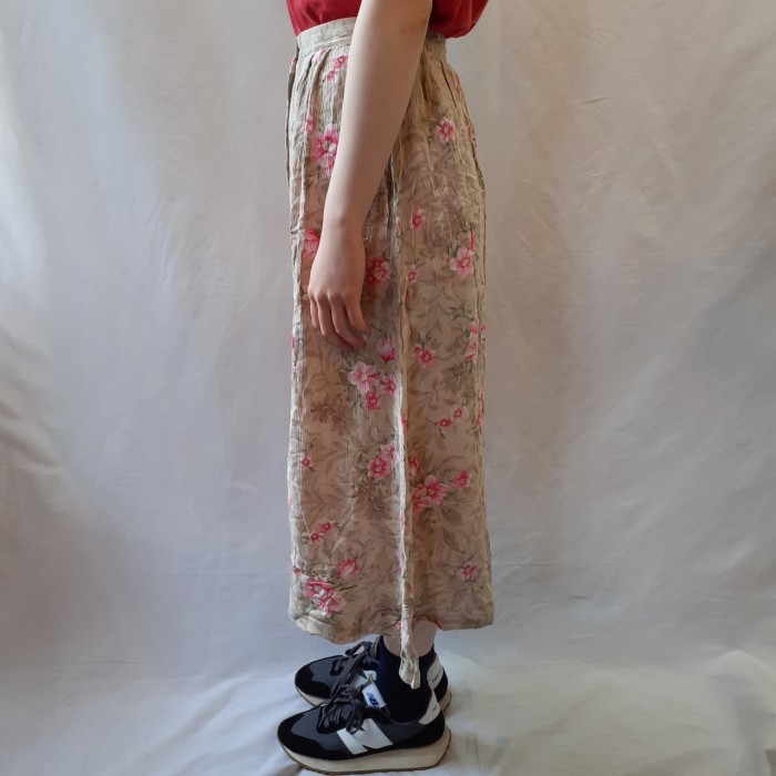 vintage flower design skirt | Vintage.City 古着屋、古着コーデ情報を発信