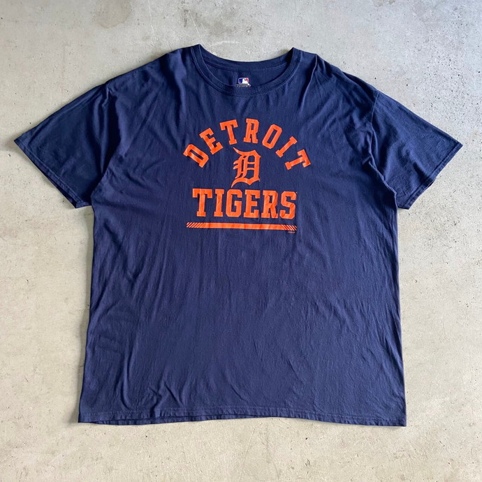 ビッグサイズ MLB DETROIT TIGERS デトロイトタイガース ロゴプリント Tシャツ メンズ2XL | Vintage.City