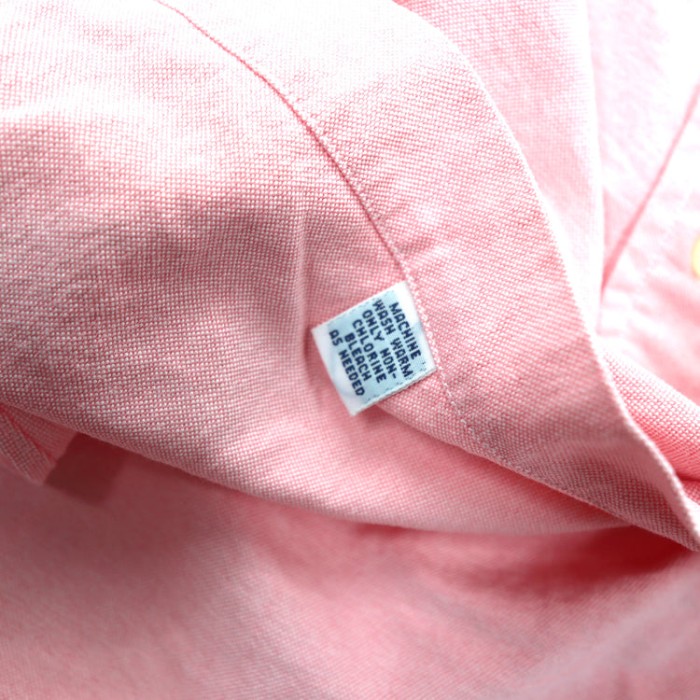 Ralph Lauren 半袖ボタンダウンシャツ S ピンク コットン BLAKE スモールポニー刺繍 | Vintage.City 빈티지숍, 빈티지 코디 정보