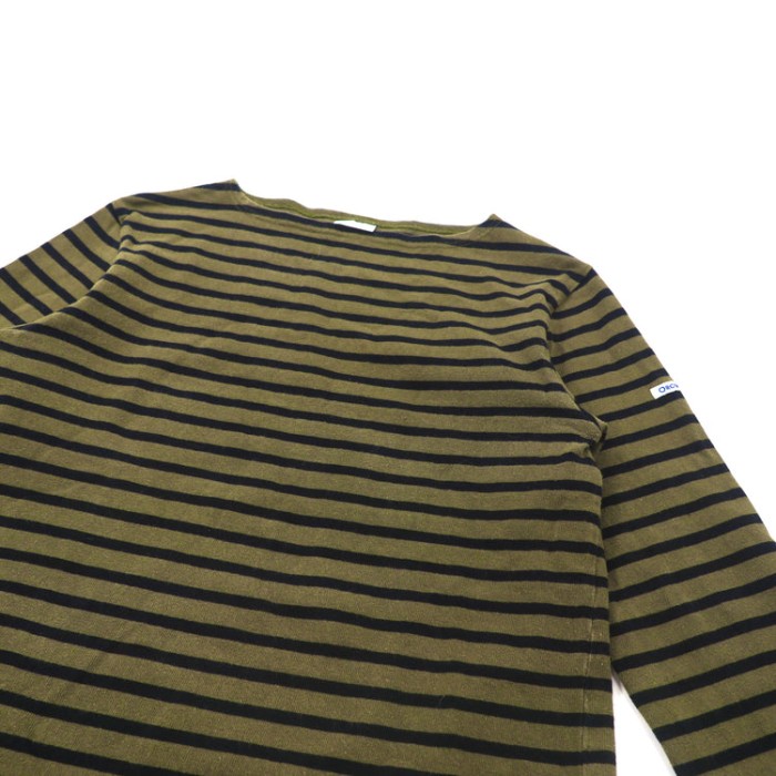 ORCIVAL バスクシャツ L ブラウン ボーダー コットン フランス製 | Vintage.City 빈티지숍, 빈티지 코디 정보
