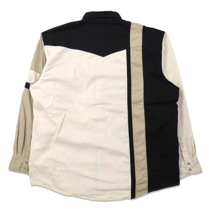 WRANGLER ウエスタンシャツ XL ベージュ コットン ビッグサイズ 80年代 | Vintage.City 古着屋、古着コーデ情報を発信