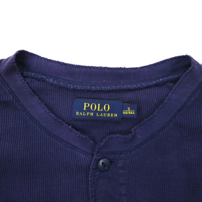 POLO RALPH  LAUREN サーマルロングスリーブTシャツ S ネイビー コットン | Vintage.City 古着屋、古着コーデ情報を発信