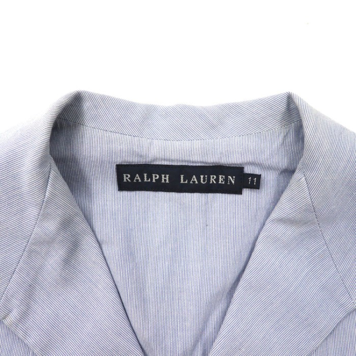 RALPH  LAUREN テーラードジャケット 11 ブルー コットン 日本製 | Vintage.City 古着屋、古着コーデ情報を発信