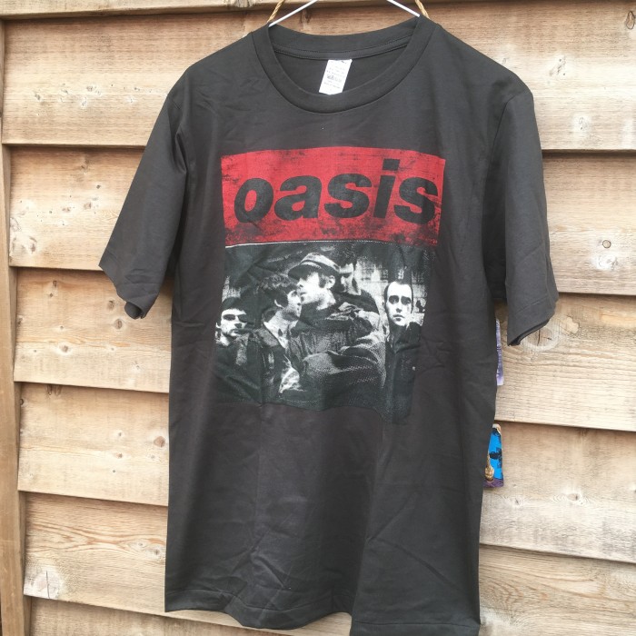 oasis オアシス Tシャツ 90年代ヴィンテージ ネイビー以前はお世話になりました