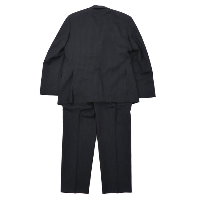 ONLY 3Bスーツ セットアップ 170AB ブラック ストライプ ウール | Vintage.City 빈티지숍, 빈티지 코디 정보