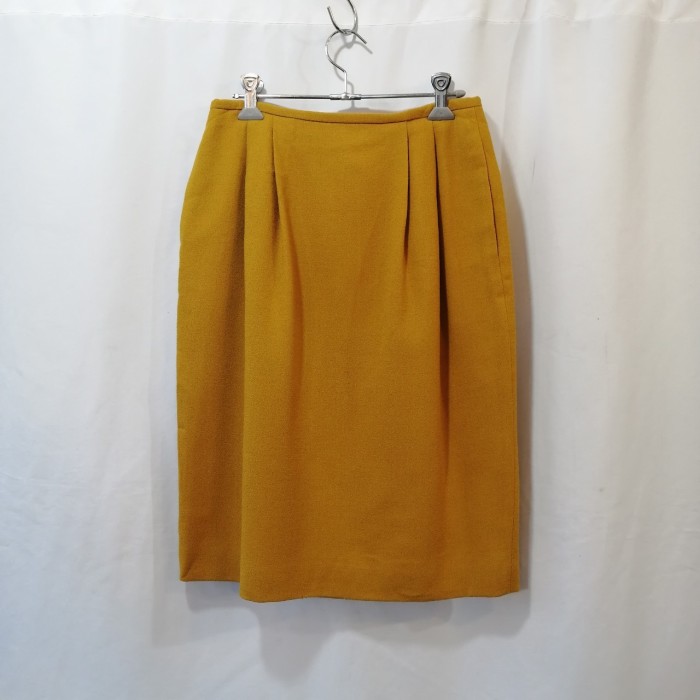 wool plan skirt(yellow) | Vintage.City 古着屋、古着コーデ情報を発信