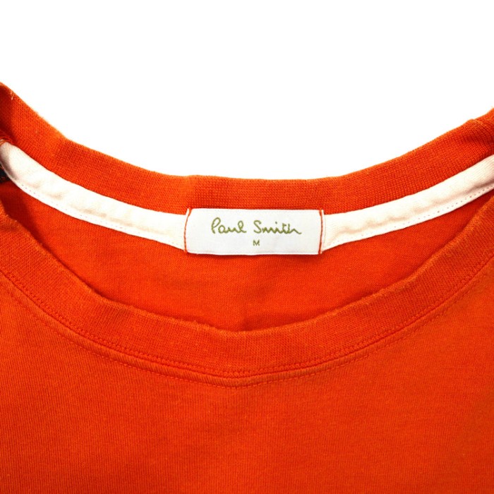 Paul Smith ショルダーラインTシャツ M オレンジ コットン | Vintage.City 古着屋、古着コーデ情報を発信