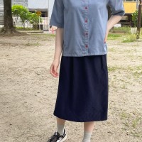 polyester silk skirt | Vintage.City 古着屋、古着コーデ情報を発信