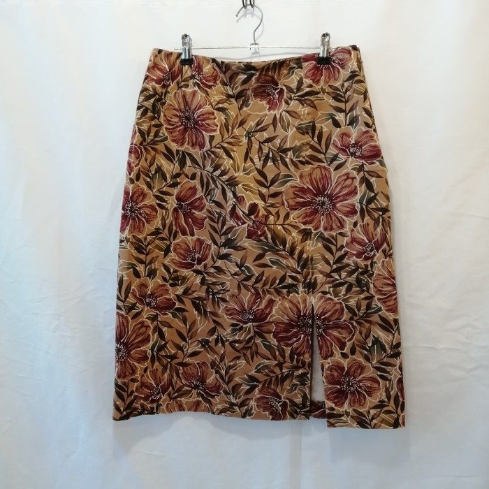 TALBOTS flower design skirt | Vintage.City 古着屋、古着コーデ情報を発信