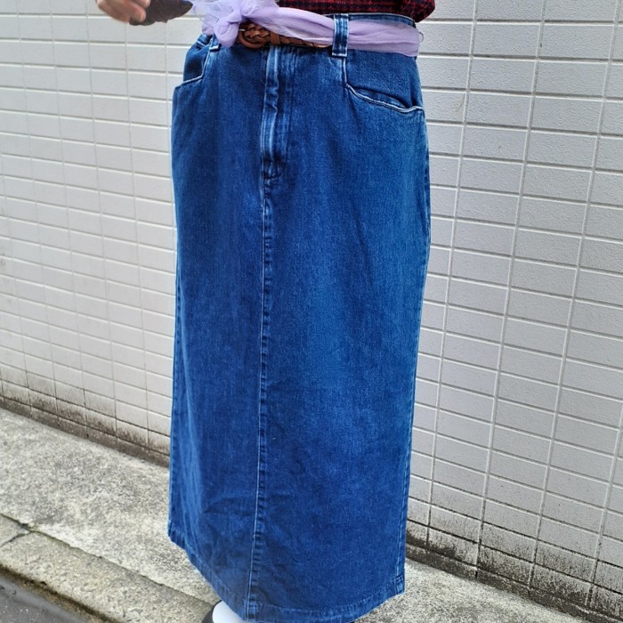 Lee long denim skirt | Vintage.City 빈티지숍, 빈티지 코디 정보
