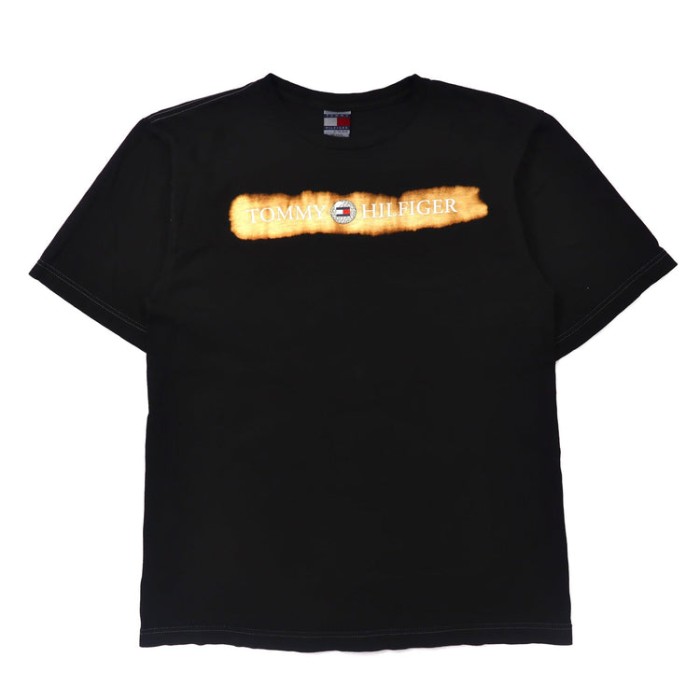 TOMMY HILFIGER ロゴプリントTシャツ XL ブラック コットン 90年代 USA製 | Vintage.City Vintage Shops, Vintage Fashion Trends