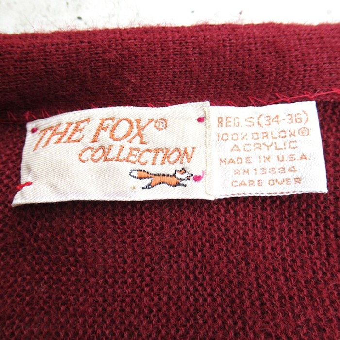 80S J.C.PENNY THE FOX アクリルカーディガン | Vintage.City 古着屋、古着コーデ情報を発信