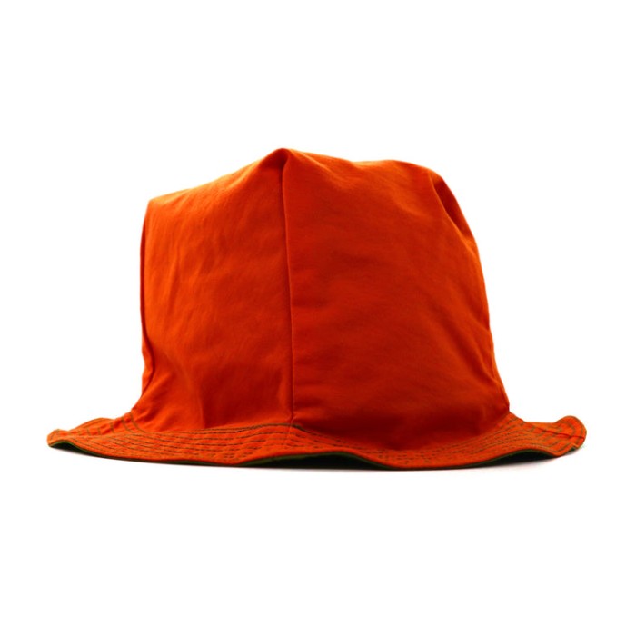 THE モンゴリアンチョップス バケットハット リバーシブル F オレンジ カーキ コットン PENTAGONAL HAT | Vintage.City 빈티지숍, 빈티지 코디 정보