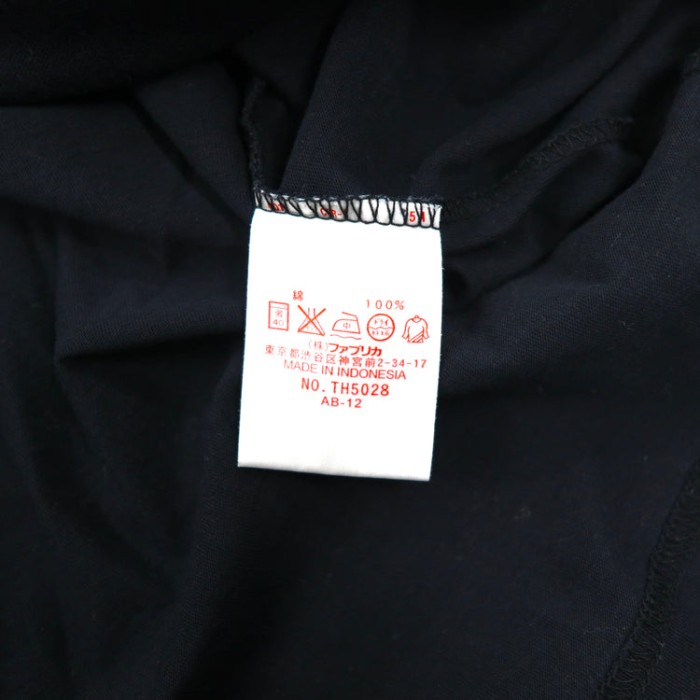 LACOSTE VネックTシャツ 5 ブラック コットン スモールロゴ刺繍 | Vintage.City 古着屋、古着コーデ情報を発信