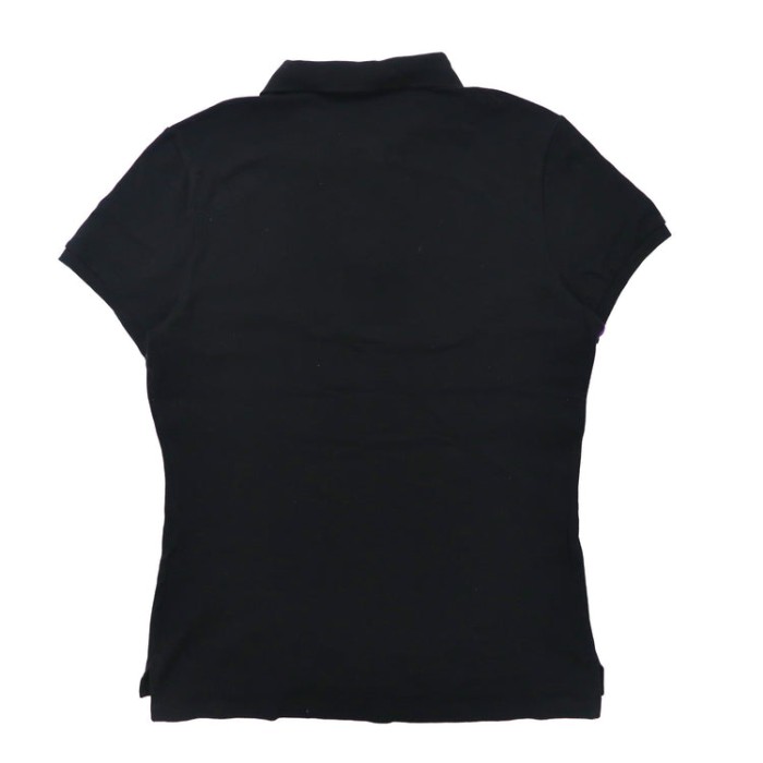 RALPH  LAUREN ポロシャツ 5 ブラック コットン エンブレムロゴワッペン | Vintage.City 古着屋、古着コーデ情報を発信