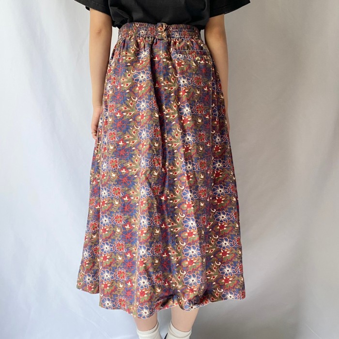 flower design skirt | Vintage.City 古着屋、古着コーデ情報を発信