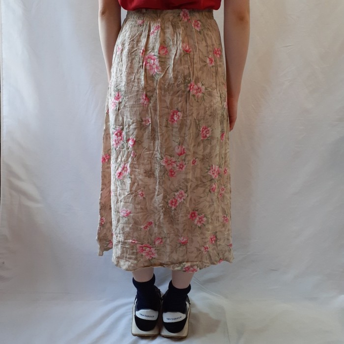 vintage flower design skirt | Vintage.City 빈티지숍, 빈티지 코디 정보