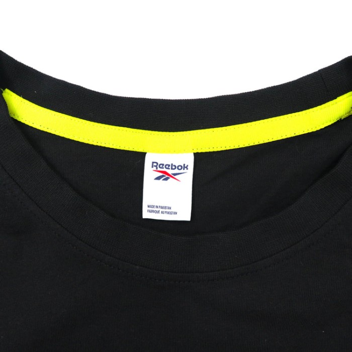 Reebok ロングスリーブTシャツ L ブラック コットン バックロゴプリント | Vintage.City 빈티지숍, 빈티지 코디 정보