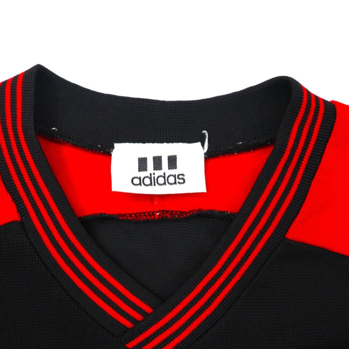 ADIDAS ビッグサイズ ゲームシャツ XL ブラック ポリエステル トレフォイルロゴ刺繍 90年代 | Vintage.City 빈티지숍, 빈티지 코디 정보