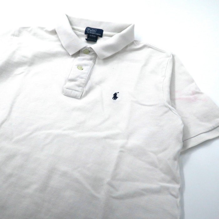 Polo by Ralph Lauren ポロシャツ XL ホワイト コットン スモールポニー刺繍 ペルー製 | Vintage.City 古着屋、古着コーデ情報を発信