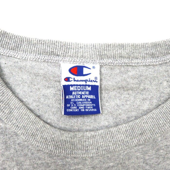 Champion ロゴプリントTシャツ M グレー コットン 90年代 | Vintage.City 빈티지숍, 빈티지 코디 정보