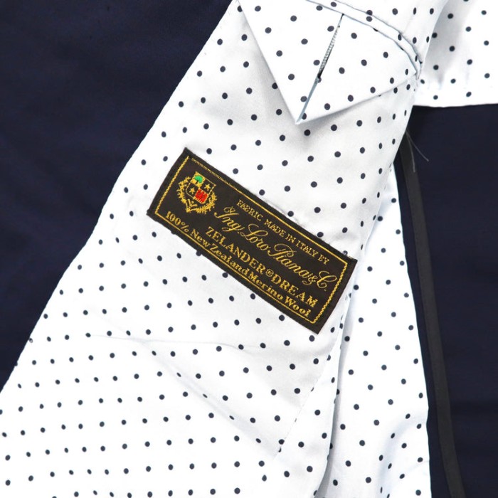 azabu tailor × loro Piana 2Bスーツ セットアップ 46 ネイビー ウール | Vintage.City 古着屋、古着コーデ情報を発信