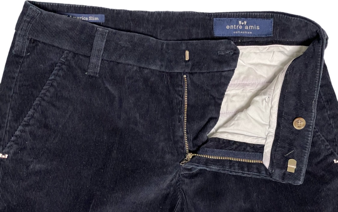 MADE IN ITALY製 entre amis collection TK America Slim コーデュロイ ...