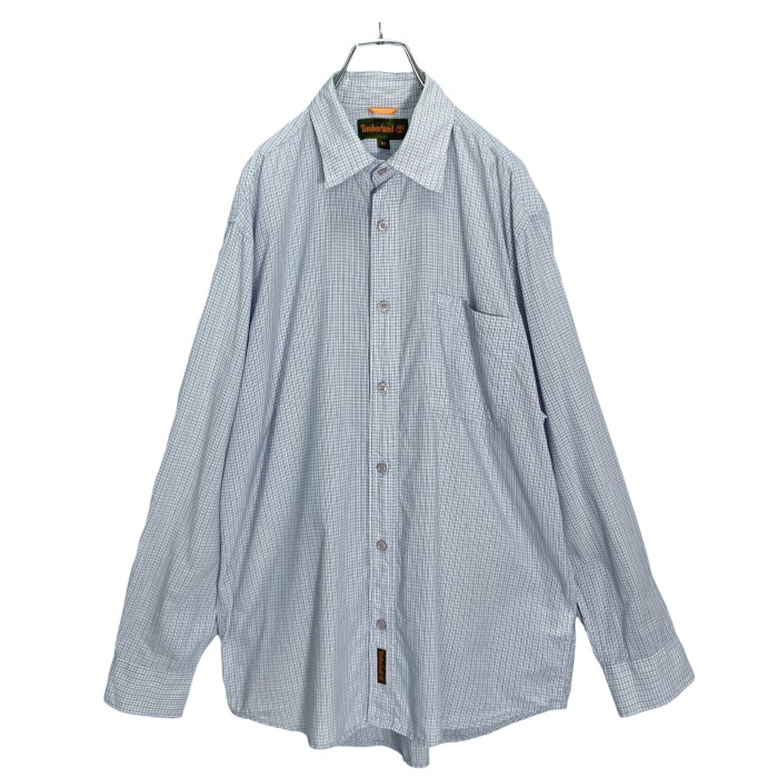 90s Timberland L/S check design shirt | Vintage.City 빈티지숍, 빈티지 코디 정보