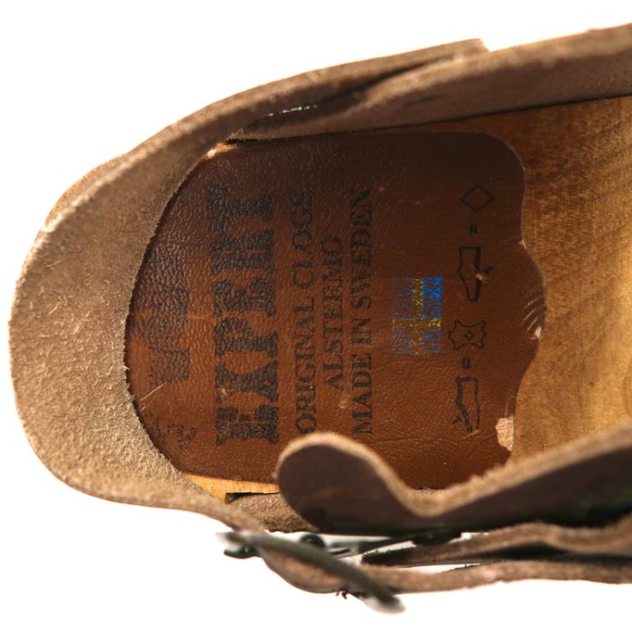 EXPERT サボサンダル 23.5cm ブラウン レザー スウェーデン製 | Vintage.City 古着屋、古着コーデ情報を発信