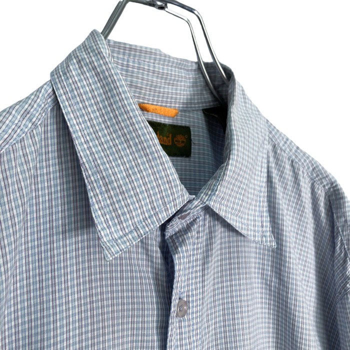 90s Timberland L/S check design shirt | Vintage.City 빈티지숍, 빈티지 코디 정보