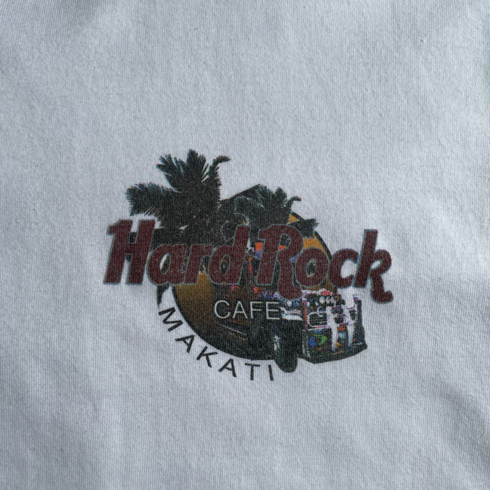 【入手困難!!】ハードロックカフェ ✈︎刺繍ロゴ マルチカラー バックロゴ
