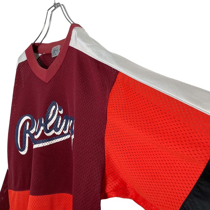 90s Rawlings multicolored gameshirt | Vintage.City 古着屋、古着コーデ情報を発信