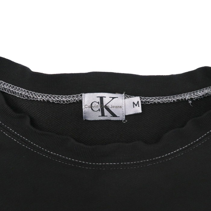 Calvin Klein Jeans ロゴスウェット M ブラック コットン 90年代 USA製 | Vintage.City 古着屋、古着コーデ情報を発信