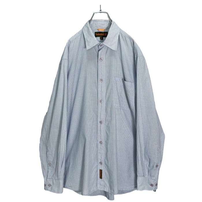 90s Timberland L/S check design shirt | Vintage.City 古着屋、古着コーデ情報を発信