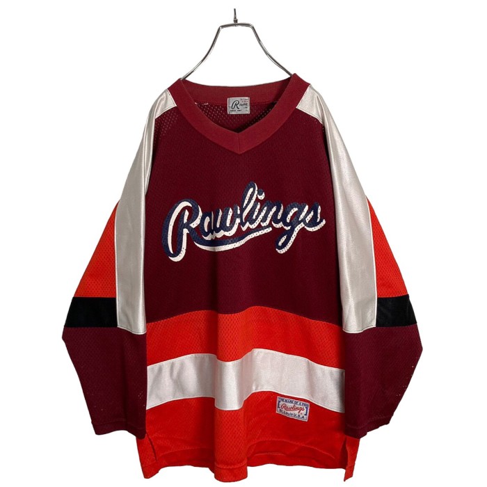 90s Rawlings multicolored gameshirt | Vintage.City 빈티지숍, 빈티지 코디 정보