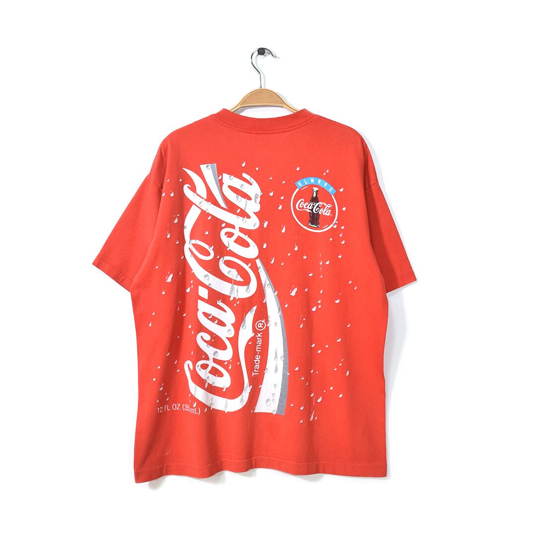 90s コカコーラ USA製 ヴィンテージTシャツ オールド 赤 レッド COCA ...
