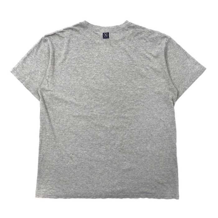 NAUTICA ビッグサイズ ロゴプリントTシャツ M グレー コットン 90年代 | Vintage.City 古着屋、古着コーデ情報を発信